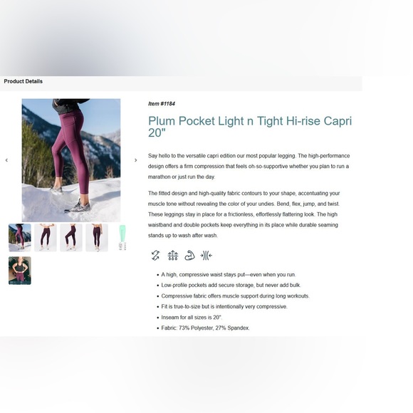 TWO Pair Zyia Workout LEGGINGS - Picture 2 of 15